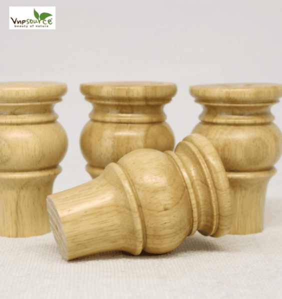 Carved Bun Feet Made in Vietnam