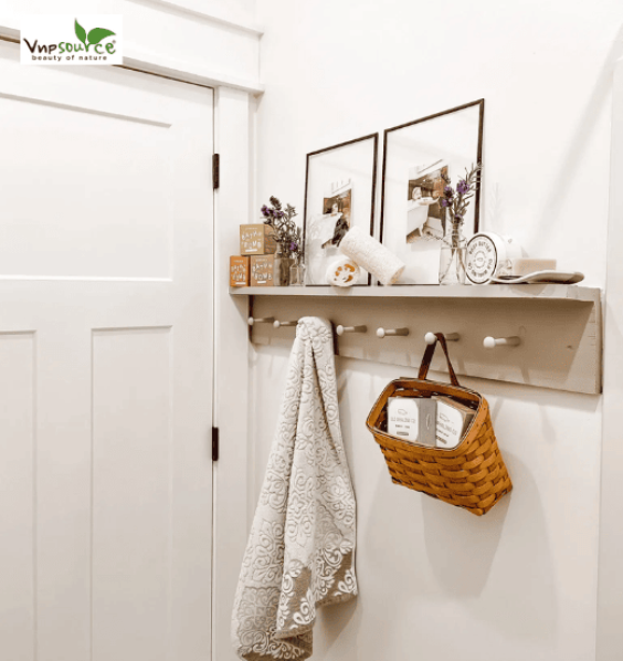 Floating shelves & peg rails made in Vietnam