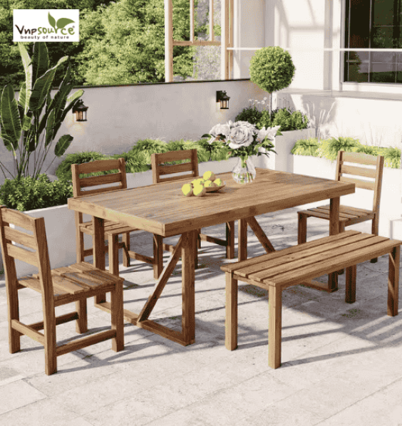 Outdoor Dining Sets Made in Vietnam - The Perfect Relaxation Space.