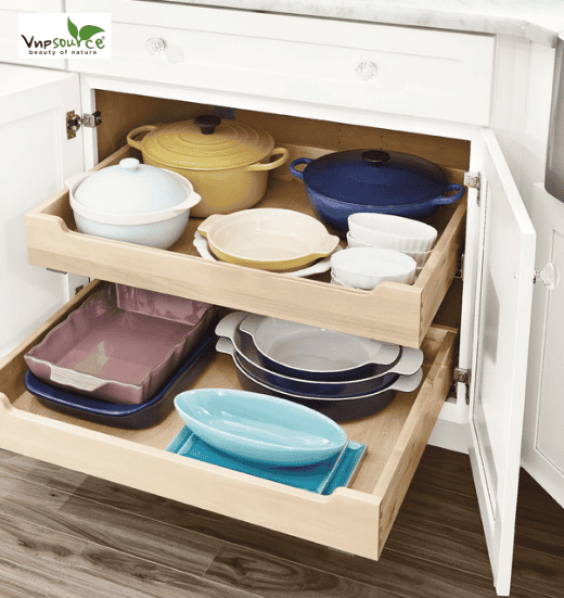 Pull-out tray with divider made in Vietnam - The Ultimate Storage Solution